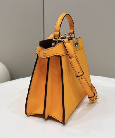 Replica Fendi Peekaboo Medium Orange - affordable luxury replica bag