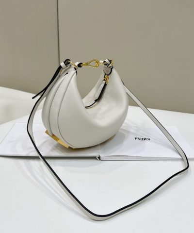 Replica Fendi Fendigraphy Small White - designer handbag clone
