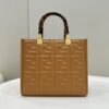 Fake Fendi Small Tote Brown - top-grade luxury bag dupe