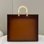 Replica Fendi Peekaboo Tote Brown