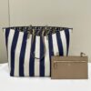Replica Fendi Two Side Small Tote Blue - premium superclone handbag