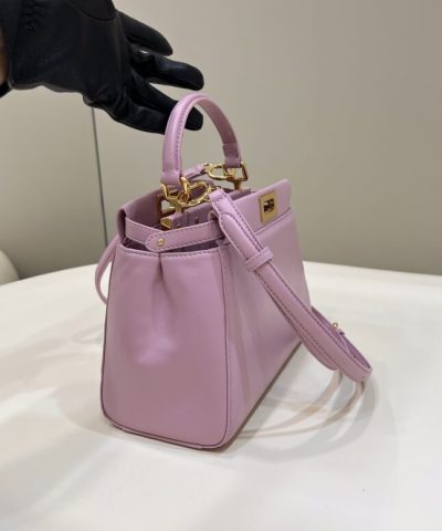 Fake Fendi Peekaboo Pink - designer handbag clone