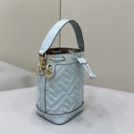 Fendi Tresor Mini Bucket Blue Replica - 1:1 premium replika çanta