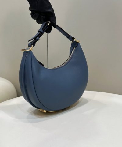 Fake Fendi Fendigraphy Large Blue - high-quality designer bag dupe