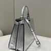 Replica Fendi Peekaboo Large Silver - top-grade luxury bag dupe