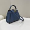 Fake Fendi Peekaboo Small Blue - high-quality designer bag dupe