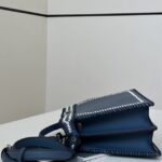 Replica Fendi Peekaboo Dark Blue - 1:1 premium replica handbag
