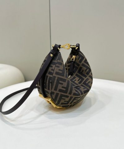 Fake Fendi Fendigraphy Small F Cotton - 1:1 premium replica handbag