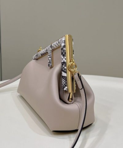 Replica Fendi First Beige Python - ultra-realistic fake purse
