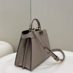 a2 Replica Fendi Peekaboo Medium Beige - 1:1 premium replica handbag