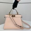 Fake Fendi Peekaboo Medium Pink - elite factory replica handbag