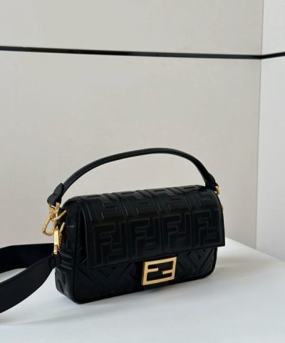 Fake Fendi Baguette Black - designer handbag clone