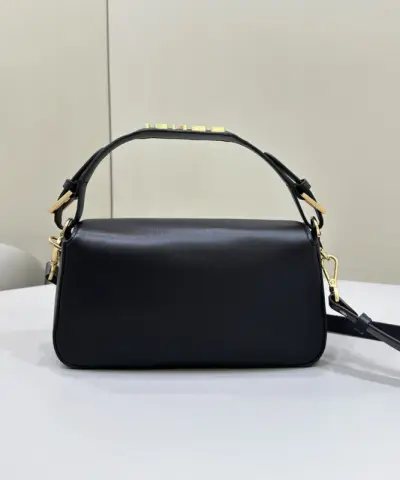 Replica Fendi Baguette Full Leather Black - top-grade luxury bag dupe