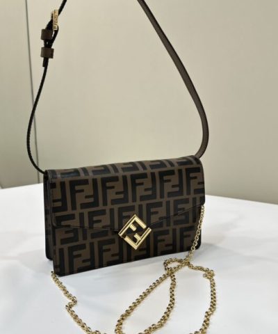 Replica Fendi Baguette Wallet On Chain - 1:1 premium replica handbag