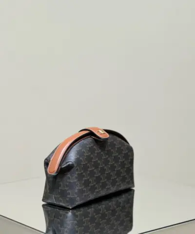 Replica Celine Triomphe Cosmetic Bag - high-end replica designer purse