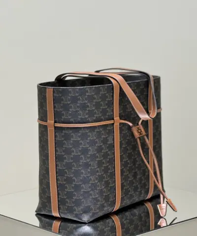 Fake Celine Triomphe Horizontal Cabas - top-grade luxury bag dupe