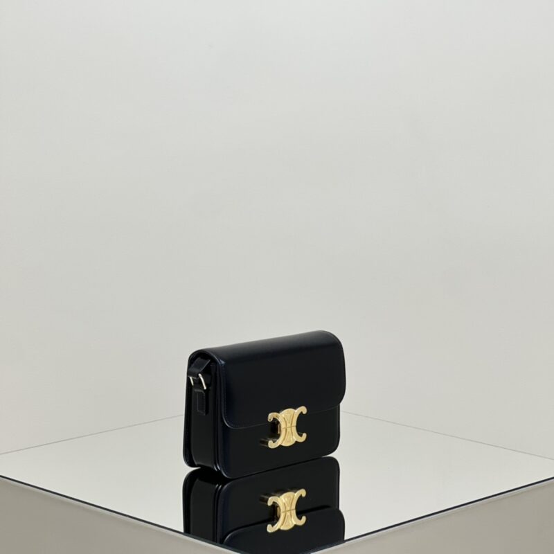 a2 Celine Triomphe Mini Black