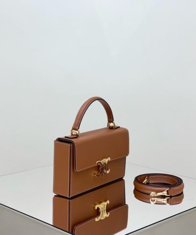 Fake Celine Triomphe Blandine Brown - 1:1 premium replica handbag