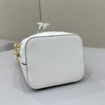 Replica Fendi Tresor Mini Bucket White