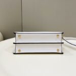 Replica Fendi Peekaboo Medium White - 1:1 premium replica handbag