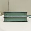 Fake Fendi Peekaboo Green Python Handle - best quality fake designer bag