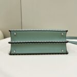Replica Fendi Peekaboo Green Python Handle
