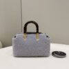 Fake Fendi By The Way Boston Blue Wool - premium superclone handbag