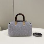 Replica Fendi By The Way Boston Blue Wool