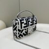 Fake Fendi Baguette Small White - top-grade luxury bag dupe