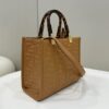 Fake Fendi Small Tote Brown - high-end replica designer purse