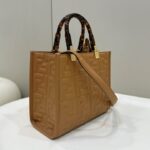 Replika Fendi Liten Tote Brun