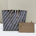 Replica Fendi Two Side Small Tote Blue - designer handbag clone