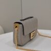 Replica Fendi Baguette Sliding Chain Beige - 1:1 premium replica handbag