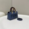 Fake Fendi By The Way Boston Blue - 1:1 premium replica handbag