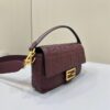 Fake Fendi Baguette Bordeaux - premium superclone handbag