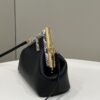 Fake Fendi First Black Python - elite factory replica handbag