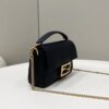 Fake Fendi Baguette Small Black - elite factory replica handbag