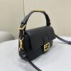 Replica Fendi Baguette Full Leather Black - designer handbag clone