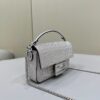 Fake Fendi Baguette Silver Diamond - 1:1 premium replica handbag