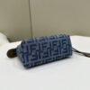 Fake Fendi By The Way Boston Blue Denim - designer handbag clone