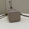 Fake Fendi Tresor Mini Bucket Grey - best quality fake designer bag