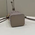 Replica Fendi Tresor Mini Bucket Grey