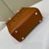 Fake Fendi Mini Tote Brown - elite factory replica handbag