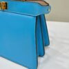 Fake Fendi Peekaboo Large Blue - high-quality designer bag dupe
