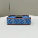 Replica Fendi Baguette Small Denim Blue