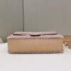 Fake Fendi Baguette Pink Wool - affordable luxury replica bag