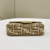 Fake Fendi Baguette Ff Brown - top-grade luxury bag dupe
