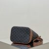 Fake Celine Triomphe Bucket Brown - top-grade luxury bag dupe
