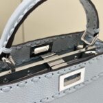 Replica Fendi Peekaboo Small Sky Blue - 1:1 premium replica handbag