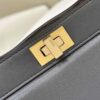 Replica Fendi Peekaboo Mini Grey - 1:1 premium replica handbag